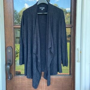 Barefoot Dreams Cozychic Lite cardigan‎ in black! Size L/XL